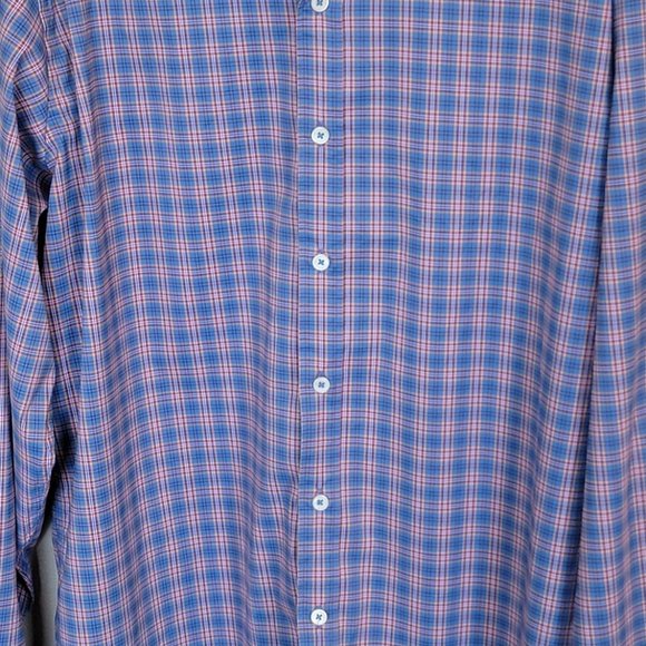 BUGATCHI Classic Fit Men's Long Sleeve Plaid Button Down Multi Color Size Large - Picture 9 of 13
